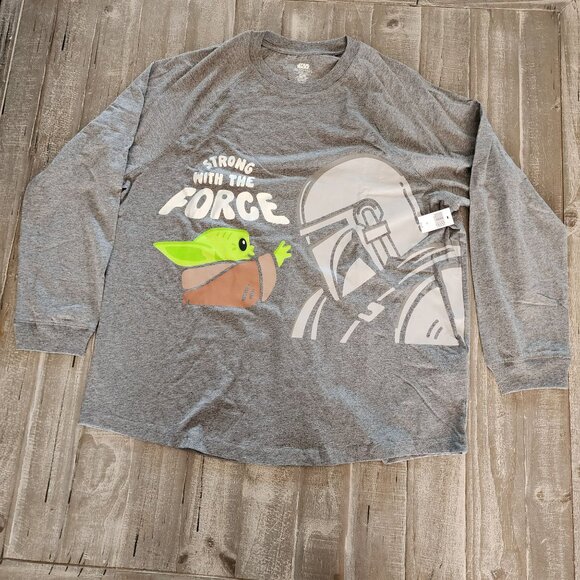 Disney Store Star Wars The Mandalorian Baby Yoda Grogu Pajamas Set Adult XL New - Picture 3 of 16